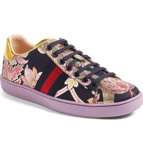 gucci sneakers women heart|Gucci ace sneakers floral.